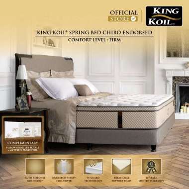 KING KOIL Chiro Endorsed - Kasur Spring Bed [Mattress Only] 120 x 200