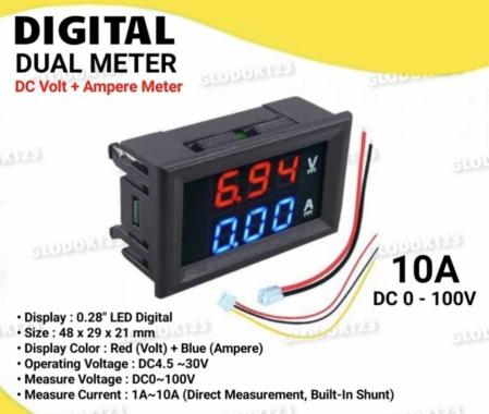 Digital Voltmeter Ampermeter DC