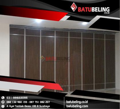 Pintu Lipat Geser HMR Minimalis Kantor Tipe Semi Peredam