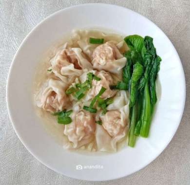 Pangsit Kuah Ayam Isi 10pcs - Frozen Food Siap Saji