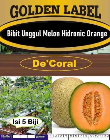 Bibit Unggul Melon Hidronic Orange | Biji Benih Melon Orange Hidronik