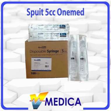 Suntikan 5cc Onemed / Spuit 5cc Onemed / Disposable Syringe 5ml Onemed