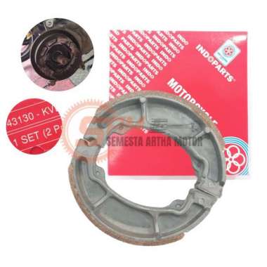 Kampas Rem Belakang Indopart Firodo Beat Spacy Scoopy Vario Brake Shoe