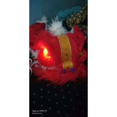 BARONGSAI ANAK NYALA/BARONGSAI NYALA/MAINAN BARONGSAI ANAK - merah nyala