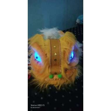 BARONGSAI ANAK NYALA/BARONGSAI NYALA/MAINAN BARONGSAI ANAK - Kuning