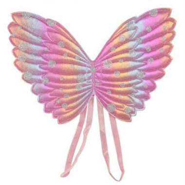 FAIRY WING ANGEL WING HALLOWEEN KOSTUM ANAK SAYAP PERI SAYAP KUPU KUPU - Dark pink