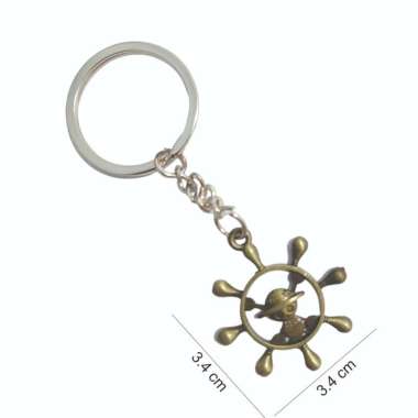 Gantungan kunci / keychain Anime One Piece Zinc Alloy One piece Compass