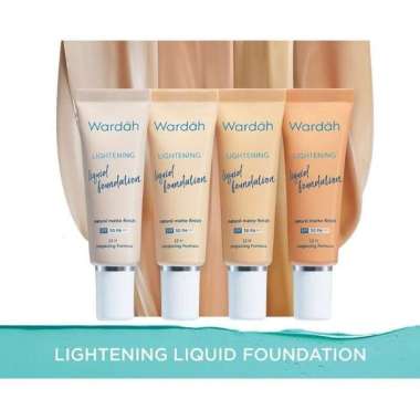 Wardah Lightening Liquid Foundation 25ml - Foundation Wardah Alas Bedak Wardah Ivory