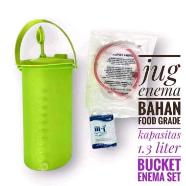 BUCKET ENEMA SET | Bahan Food Grade ENEMA SET + Vigel 30gr