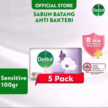 Promo Harga Dettol Bar Soap Sensitive 100 gr - Blibli