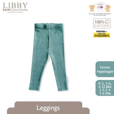 Libby Earth Legging Rib Anak Bayi Green Asparagus 3-6 bulan