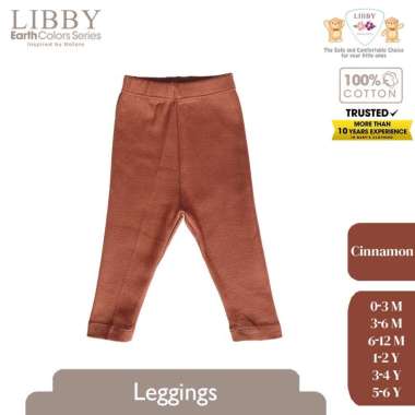 Libby Earth Legging Rib Anak Bayi Cinnamon 0-3 bulan
