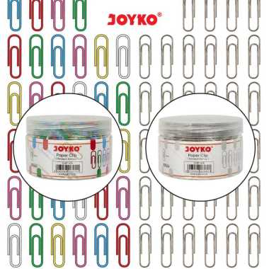 Paper Clip Klip Penjepit Kertas Joyko CLIP-474 ~ 475 200 Pcs