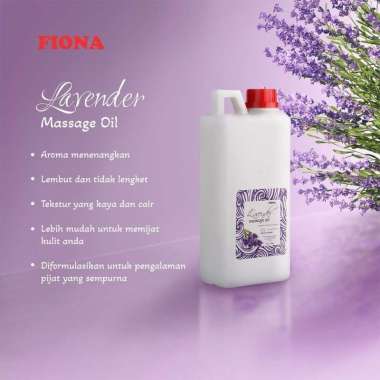 FIONA MInyak Spa Massage Oil Fiona 1 Liter / Minyak Pijat 1liter Lavender