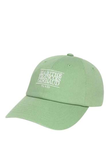 MARITHE Small Classic Logo Cap Green