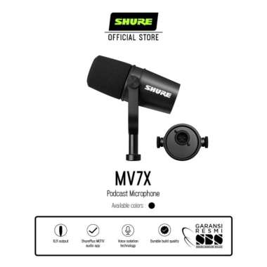 Shure MV7X Podcast Microphone