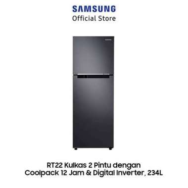Samsung RT22FARBDB Kulkas 2 pintu Inverter 234L RT22FARBDB