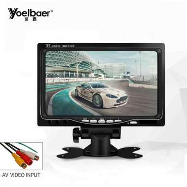 Layar Monitor Mobil Car Digital Display TFT LCD 7 Inch C-T703 Mundur Subwoofer Kolong Midi Remot Bes