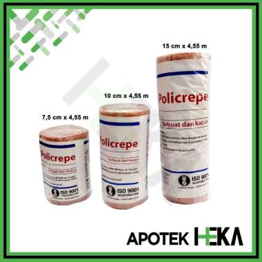 Policrepe Perban Elastis Patah Tulang 1 Rol 10 cm x 4,55 m