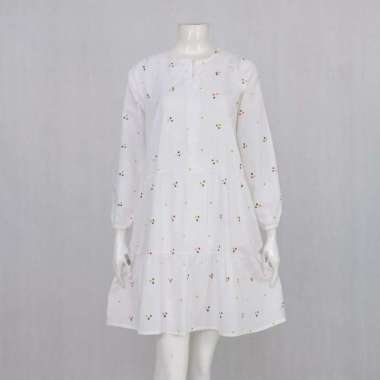 Dress Batik Jumputan Handmade Asli Solo | Dress Jumput Inten - Langitjua Batik Solo XXL putih cengke