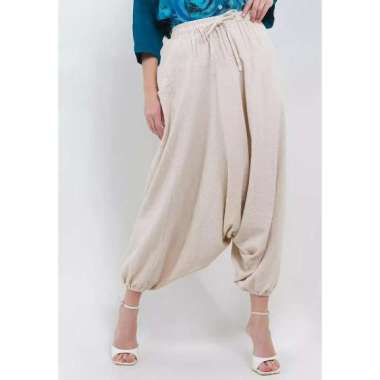 Batik First Elastic-waisted Pants Aladin right-Pocket IVORY