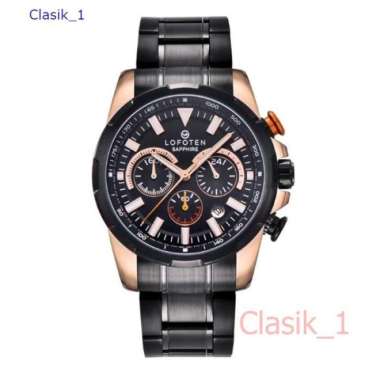 Original 100%!! Jam Tangan Pria LOFOTEN 6510 F-6510 Sapphire Black Rose