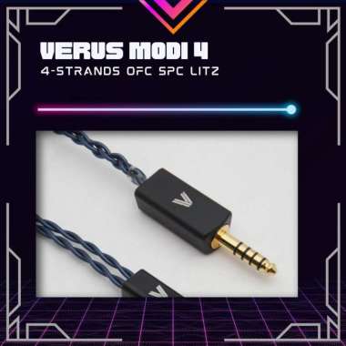 Verus Modi 4 OFC SPC Litz In Ear Monitor Earphone Cable / Kabel 2pin 3.5mm