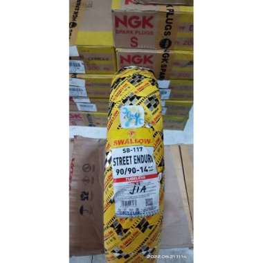 Ban Luar Motor Swallow 90/90-14 TUBELESS TUBLES 100% Asli dan Baru