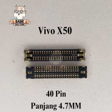 Konektor Lcd Vivo X50 40 Pin Socket Connector Original