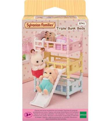 Mainan Koleksi Sylvanian Families 5741 Triple Bunk Bed