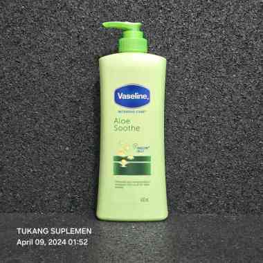 Vaseline Intensive Care Aloe Soothe Vaseline Jelly Pump 400ml 400 ml