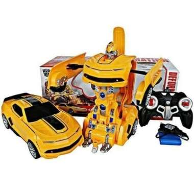 MAINAN ANAK - RC DEFORMATION ROBOT MOBIL REMOTE CONTROL TRANSFORM CAR