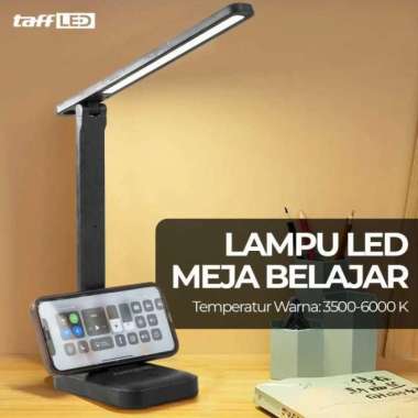 Lampu Meja Belajar Led Taffled Eye Protection Standing Usb Laptop Hitam