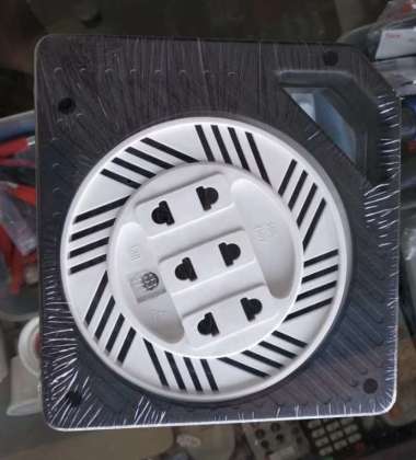 ROLL KABEL 2,5 M STOP KONTAK KABEL COLOKAN GULUNGAN PLASTIK GULUNG LISTRIK TEMBAGA MURNI