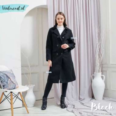 GST Patricia long wool coat import wanita autumn winter mantel panjang jacket jaket cewek hangat wol