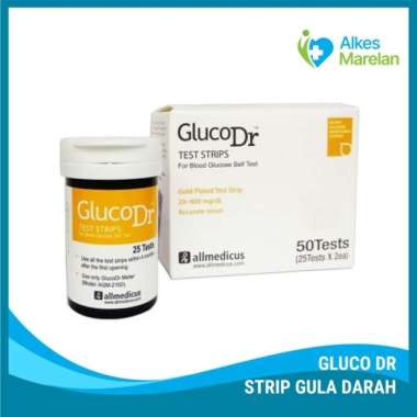 GLUCO DR - Strip Gluco Dr / Test strip Glucose Gluco Dr / Strip Gula 2 botol
