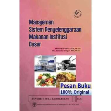 Buku Manajemen Sistem Penyelenggaraan Makanan Institusi Dasar Multivariasi Multicolor