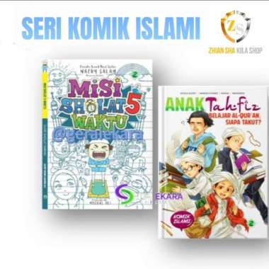 Buku cerita anak islami - seri komik islami Multivariasi Multicolor