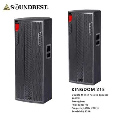 Speaker Pasif Soundbest Kingdom 215 Original DOUBLE 15 inch ORIGINAL 2 UNIT