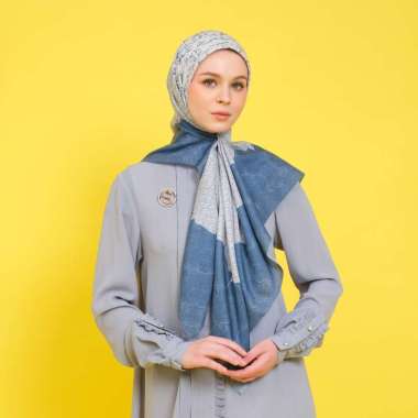 Shafira Rachida Printed Scarf | Hijab Segi Empat Motif Pistachio