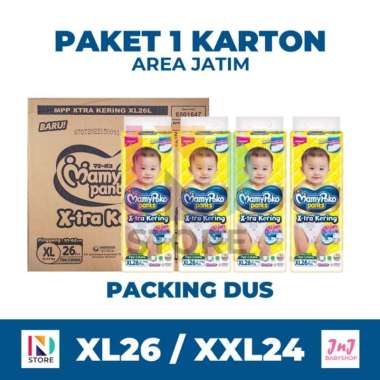 MamyPoko Pants Xtra Kering XL26/XXL24 Paket 1 Dus/Karton XL26 1 DUS