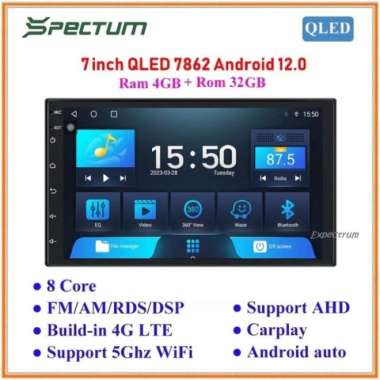 Head unit Android SPECTUM TS10s UIS7862 DSP IPS 4G GPS BT WIFI Carplay HU 9. 4+64GB