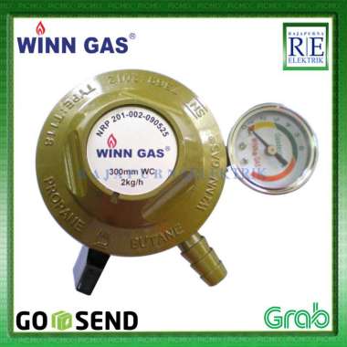 WINN GAS REGULATOR Kompor Gas W-118M METER TEKANAN RENDAH Meter
