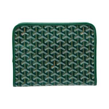 Goyard Trousse Jouvence GM Clutch Bag Green Multi,Green