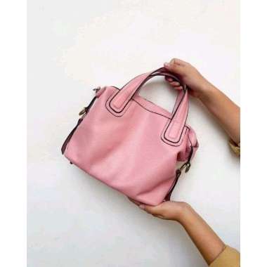 Tas kulit giv*nc* M Garut Bahan Premium By Aqila Fashion M=26x10x24cm Pink