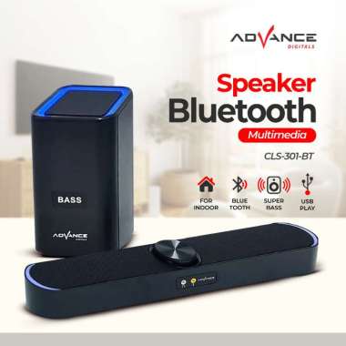 Advance Speaker CLS-301BT Speaker Soundbar Multimedia Speaker Subwoofer Bluetooth Bass Garansi Resmi