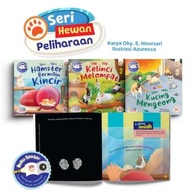 Buku Cerita Anak Bergambar - SERI HEWAN Laut Gurun Ternak Peliharaan - Gema Insani Hamster