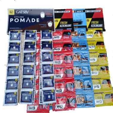GATSBY SACHET /Styling Pomade Sachet/Gatsby WG Sachet/Minyak Rambut 6gr WG MERAH