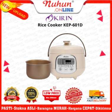 Kirin Presto Elektrik KEP-601D 1 Liter | Panci Tekanan Digital 8 Fungsi