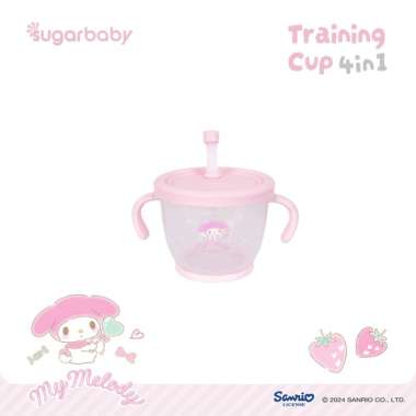 Sugarbaby Training Cup 4in1 Sanrio Collection/Gelas Anak BPA FREE My melody